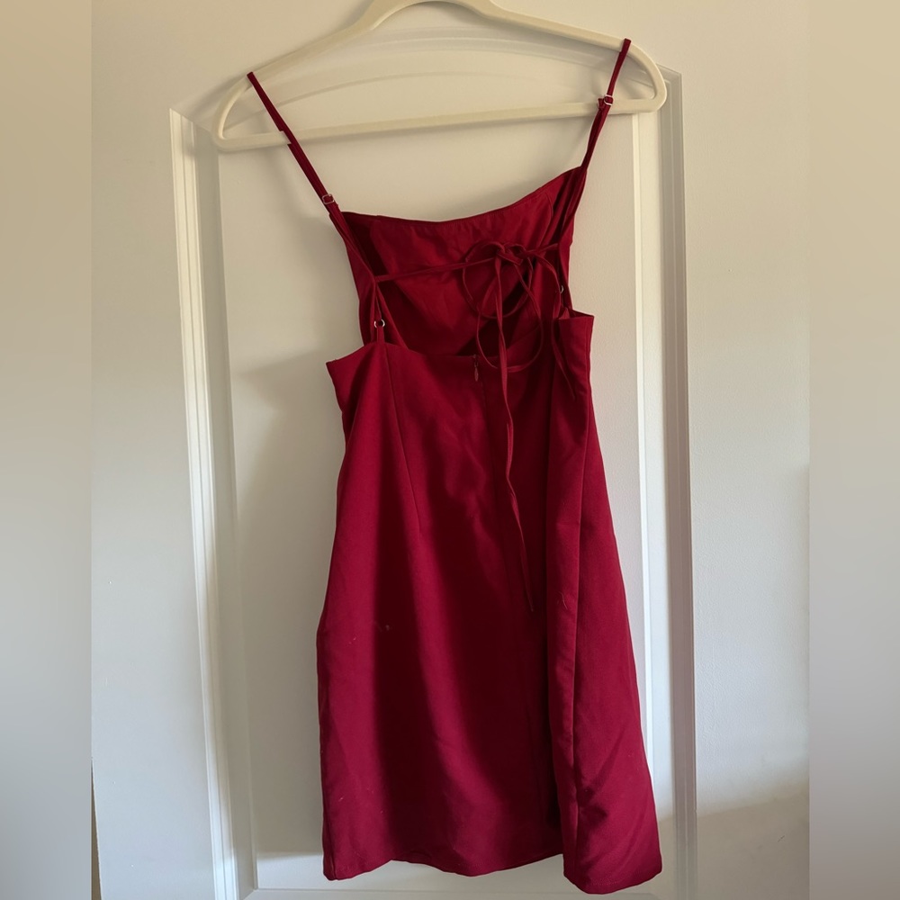 Red Short Dress - Picture 2 of 2